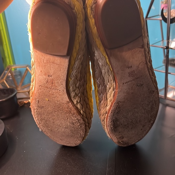 Donald J. Pliner Gret Sungold Multi Raffia Braid Woven Flats - Picture 9 of 11